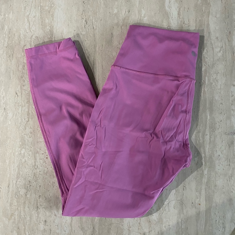 Lululemon Magenta Glow Wunder Under High Rise Tight 25”